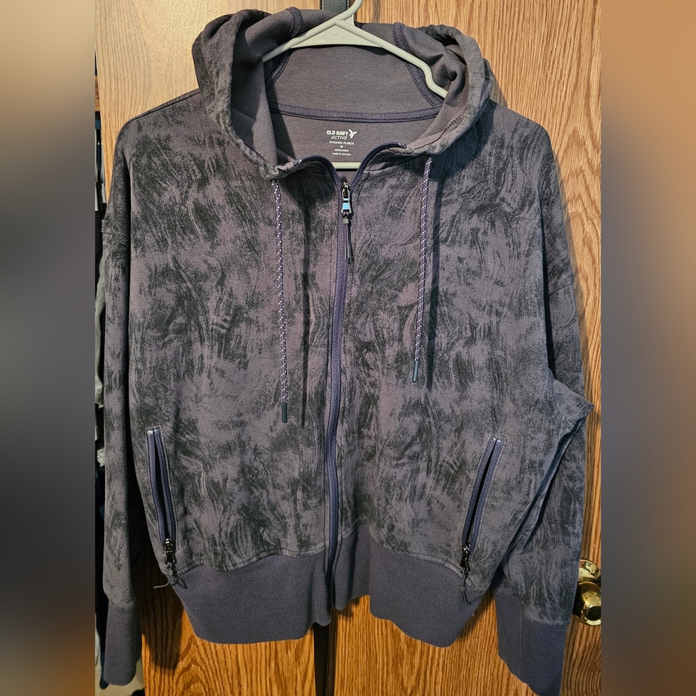Old Navy Black Zip Hoodie Activeware